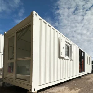 Converted 40ft Shipping Container | Open Plan Office | Portable Container Building